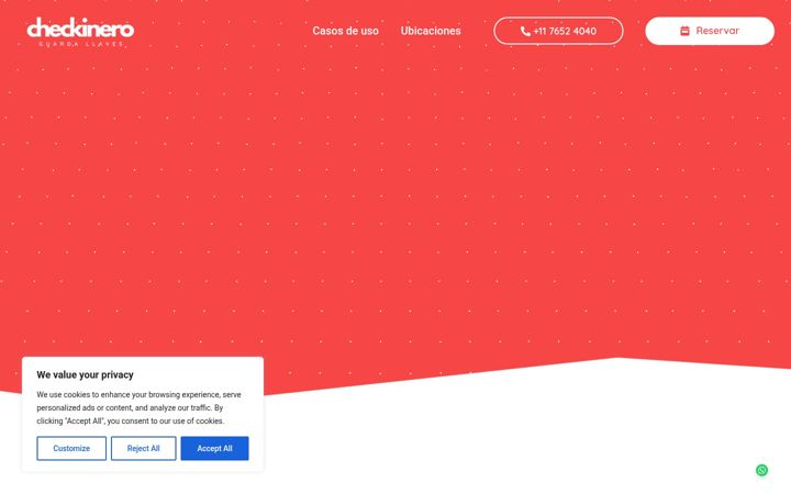 Screenshot of checkinero.com