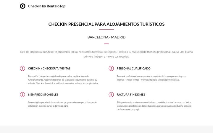 Screenshot of checkinpresencial.com