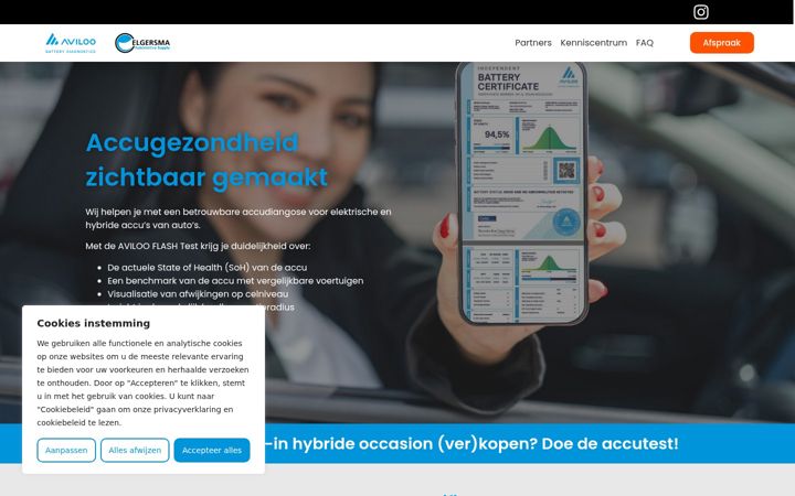Ekrano kopija checkjeaccu.nl