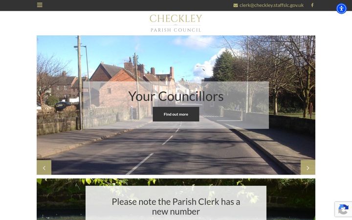Screenshot di checkleyparishcouncil.co.uk