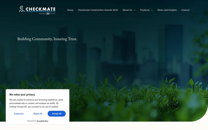 Screenshot di checkmate-warranty.co.uk