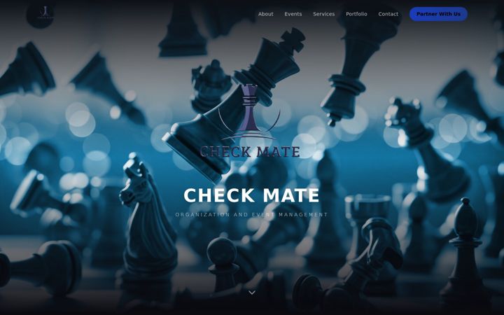 Screenshot of checkmate.ae
