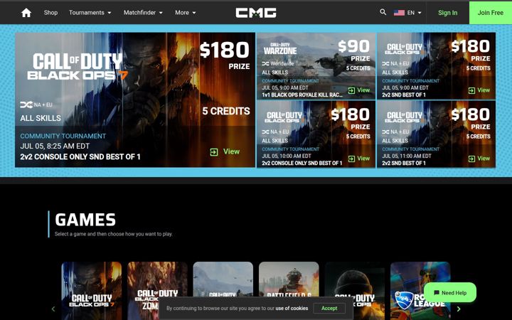 Ekrānuzņēmums no checkmategaming.com
