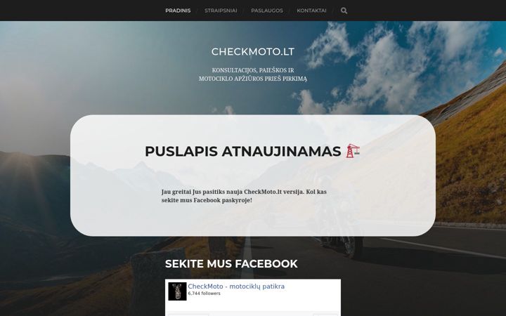Képernyőkép: checkmoto.lt