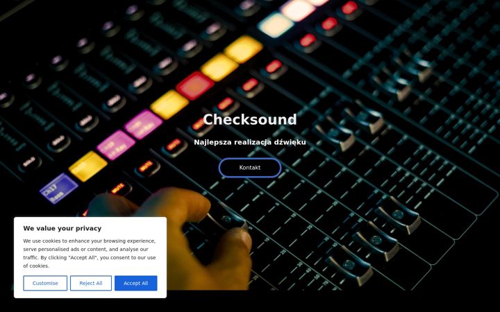 Skjámynd af checksound.pl