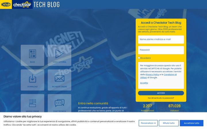 Zrzut ekranu checkstar-techblog.it