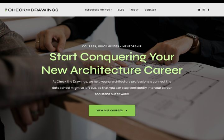 Screenshot of checkthedrawings.com