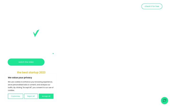 Screenshot of checly.com