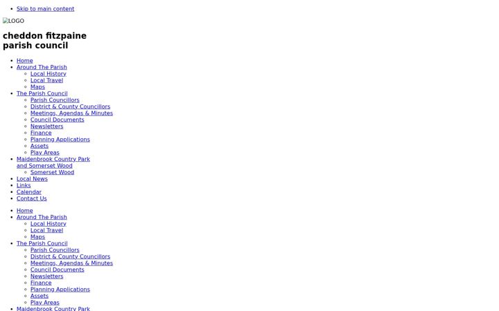 Screenshot von cheddonfitzpaine-pc.gov.uk