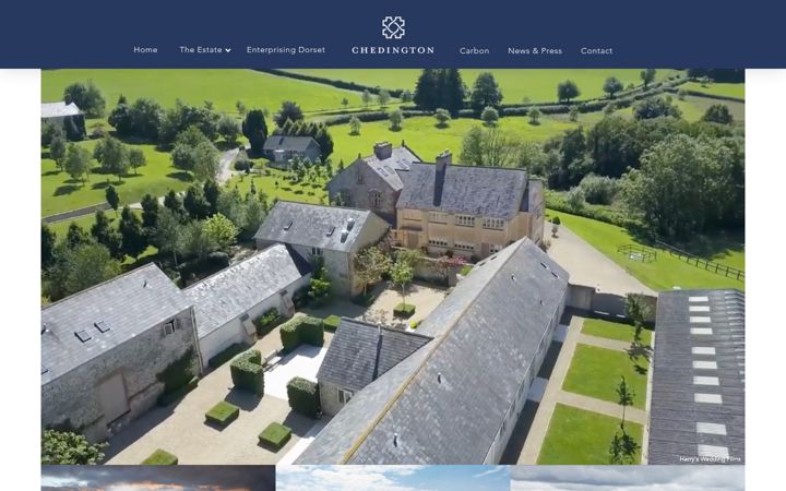 Screenshot von chedington.co.uk