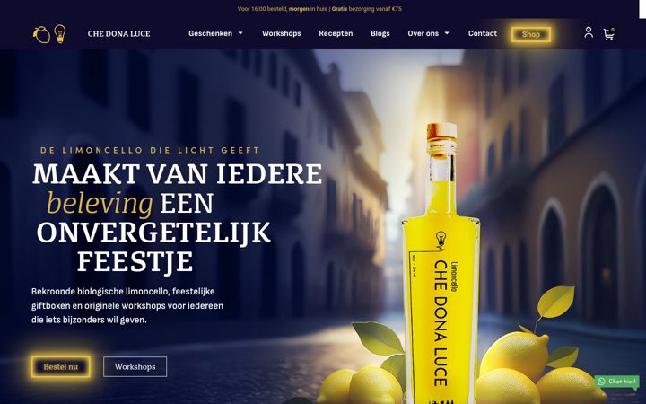 Ekrano kopija chedonaluce.nl