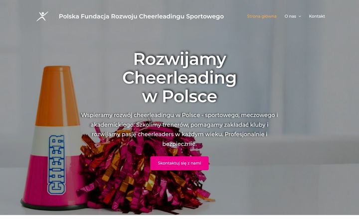 Zrzut ekranu cheer-sport.pl