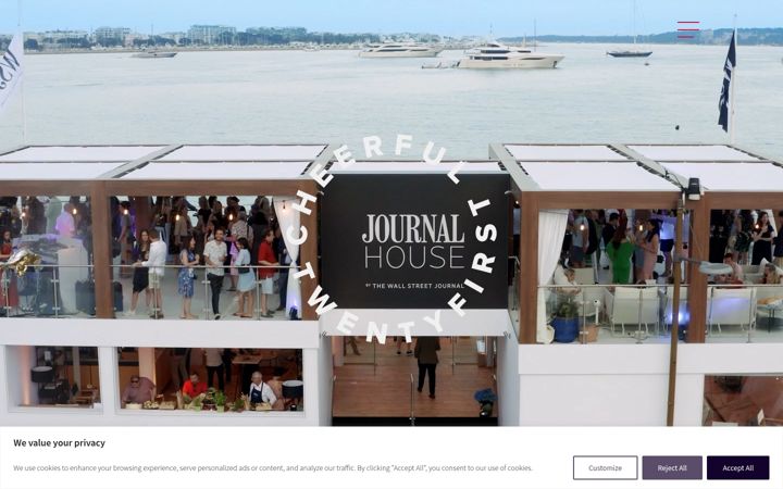 Screenshot of cheerfultwentyfirst.com