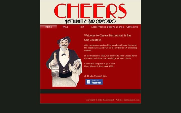 Screenshot of cheerscarvoeiro.com