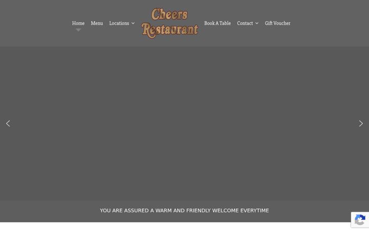 Zrzut ekranu cheersrestaurants.co.uk