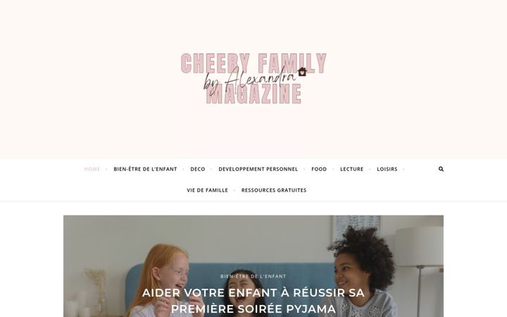 Screenshot ta' cheery-family-magazine.fr