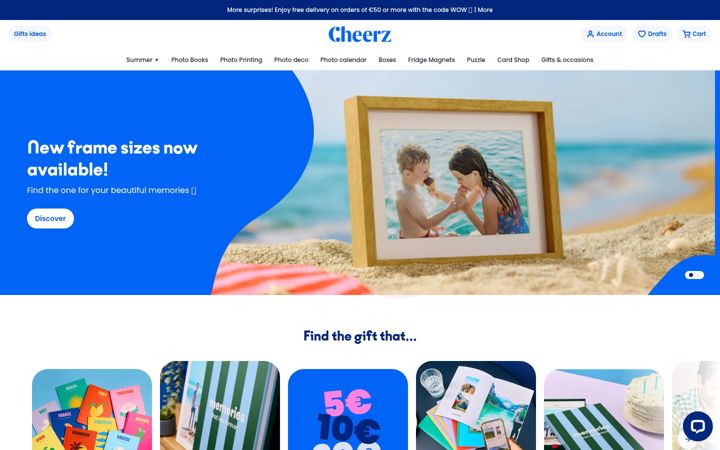 Skjermbilde av cheerz.com