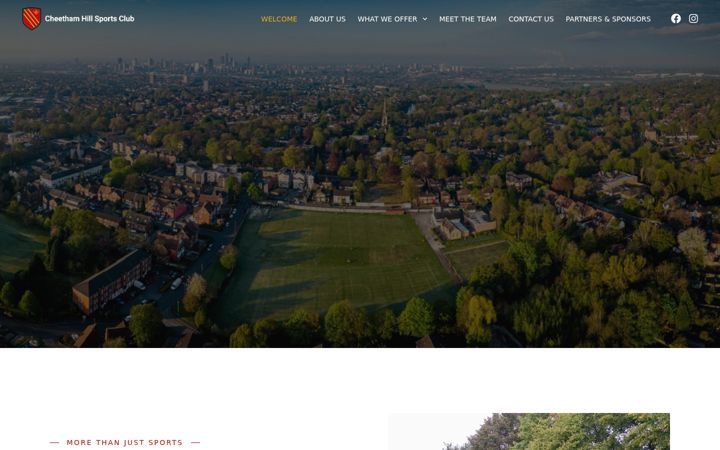 Screenshot of cheethamhillsportsclub.com