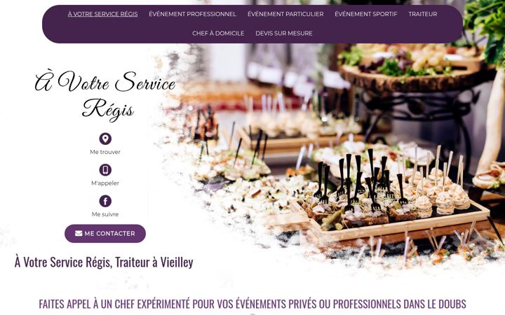 Screenshot ta' chef-avotreserviceregis-traiteur.fr