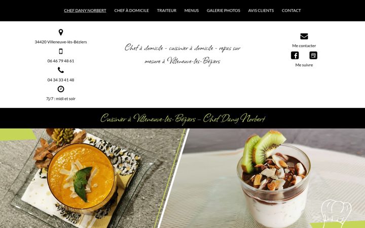 Screenshot ta' chef-dany-norbert.fr