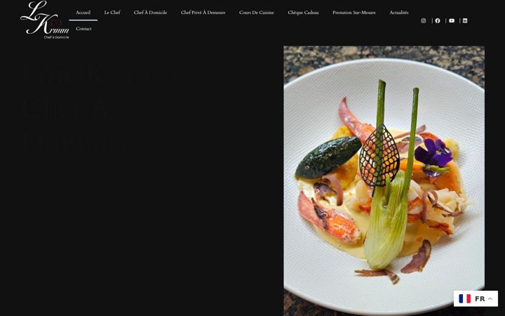 Screenshot ta' chef-loic-krimm.fr