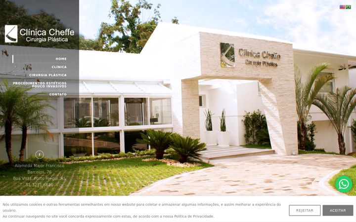 Captura de pantalla de cheffe.com.br