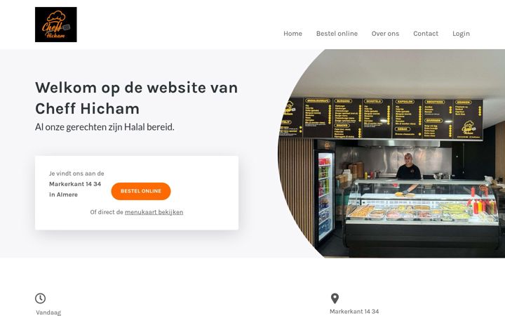 Captura de ecrã de cheffhicham.nl