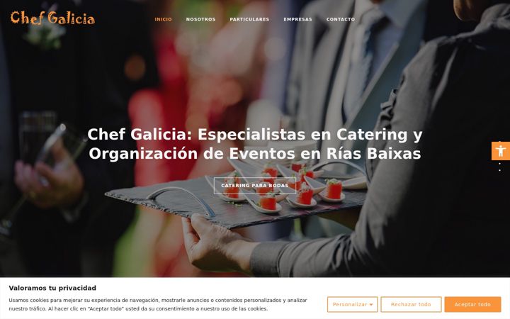 Screenshot of chefgalicia.com