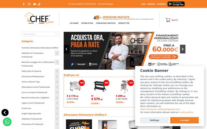 Zrzut ekranu chefline.it