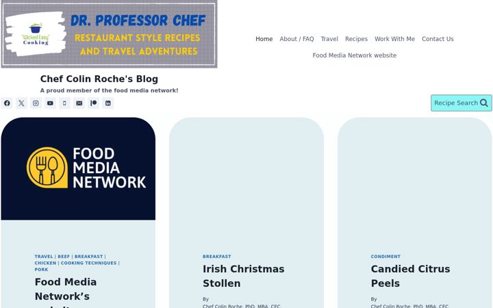 Screenshot of chefroche.com