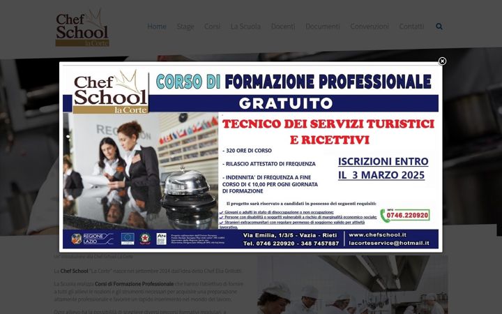 Zrzut ekranu chefschool.it
