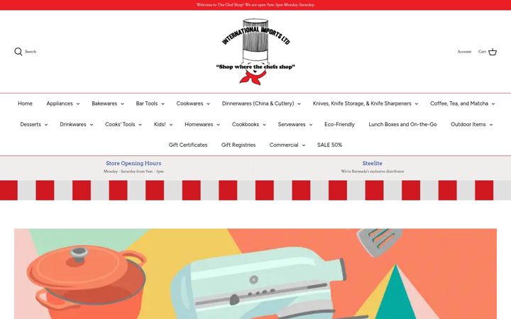 Screenshot di chefshopbermuda.shop