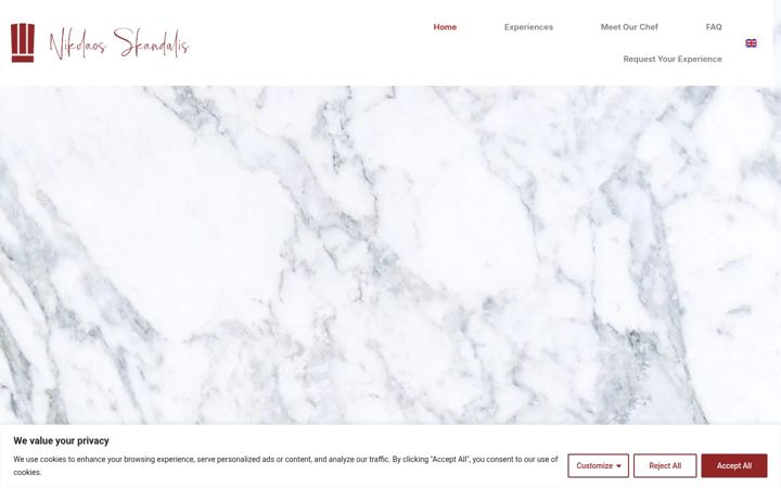 Screenshot of chefskan.com