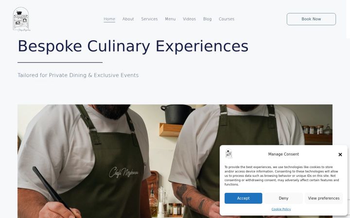 Screenshot of chefsmykonos.com