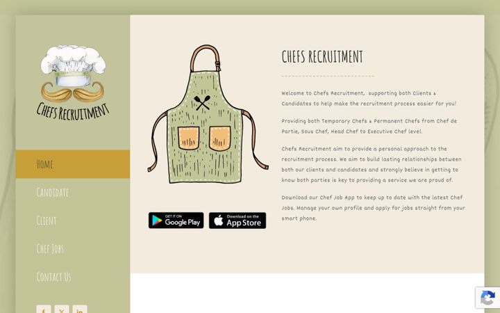 Képernyőkép: chefsrecruitment.co.uk