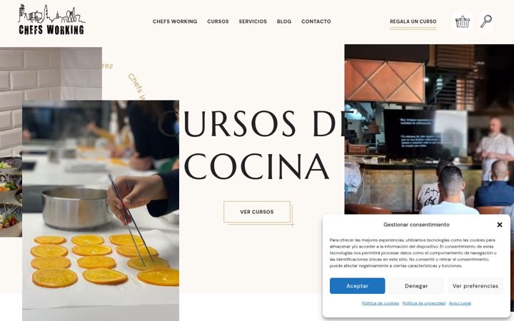 Snímek obrazovky chefsworking.es
