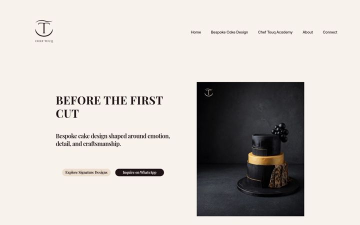 Screenshot of cheftouq.com