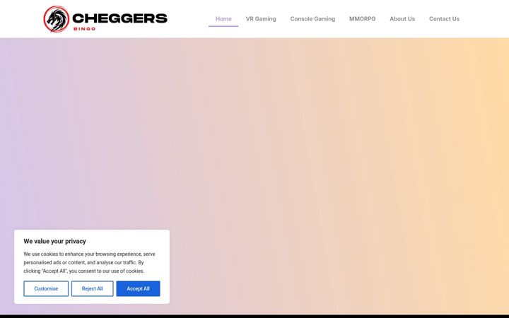Screenshot of cheggersbingo.com