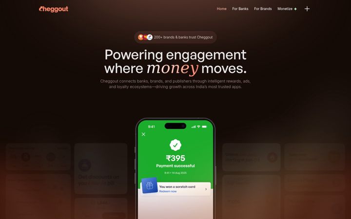 Screenshot of cheggout.com