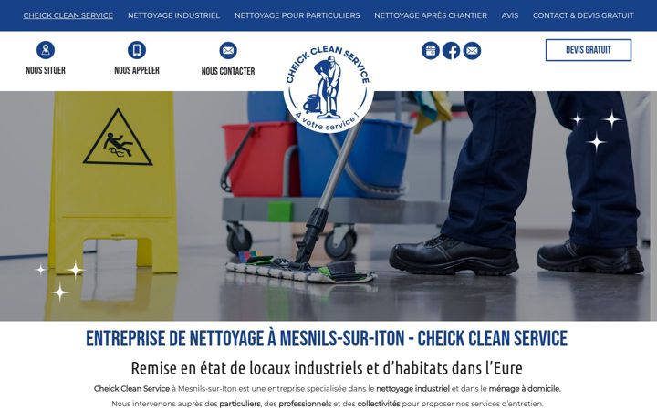 Snímek obrazovky cheick-clean-service.fr