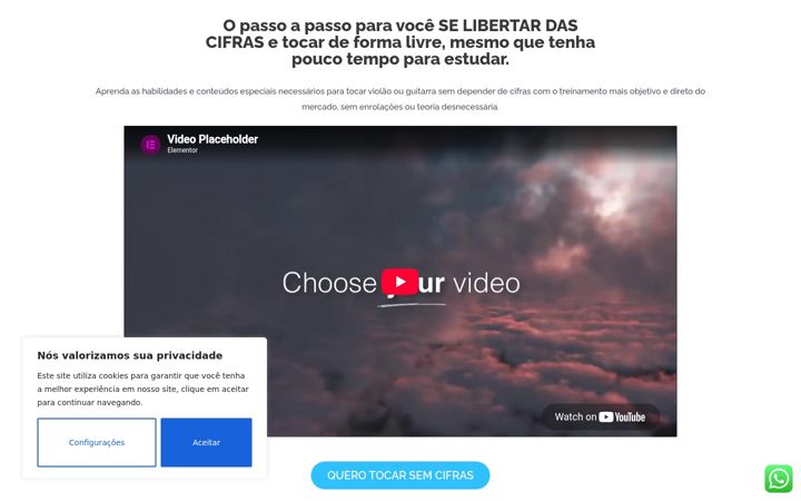 Captura de pantalla de cheikmusic.com.br