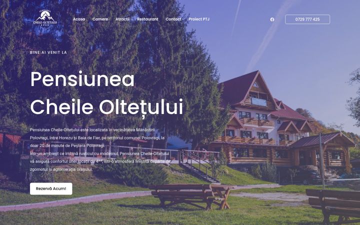 Ekrano kopija cheile-oltetului.ro