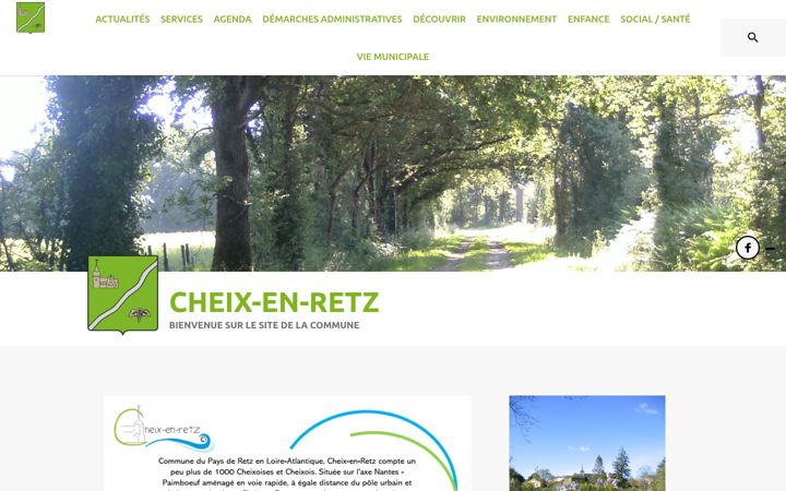 Snímek obrazovky cheixenretz.fr