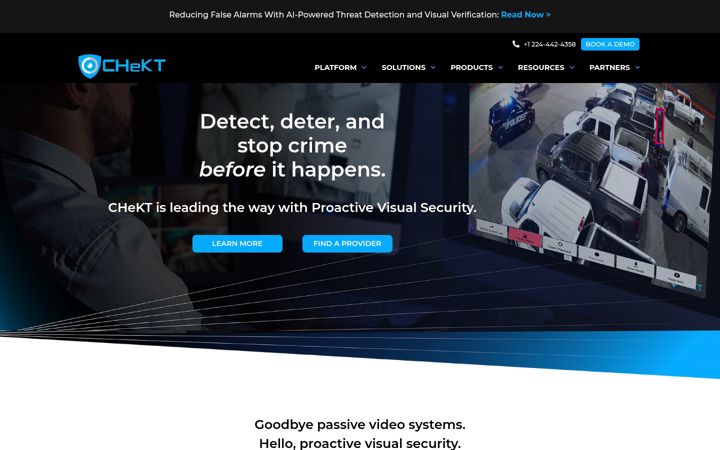 Screenshot of chekt.com