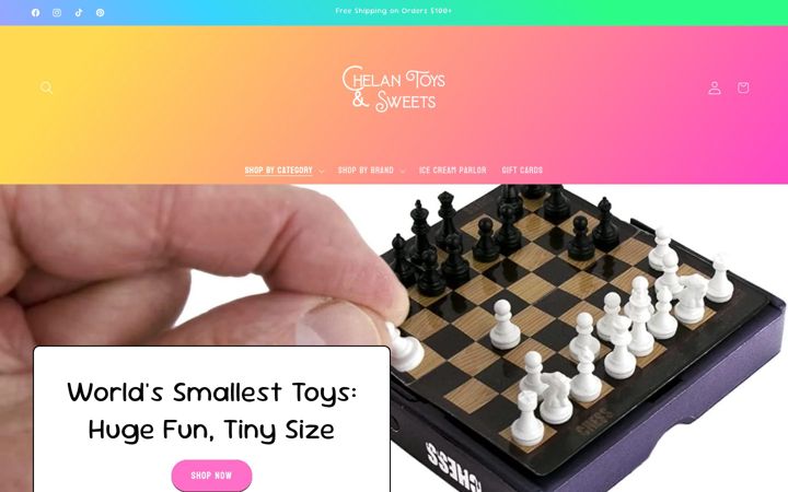 Screenshot of chelantoys.com