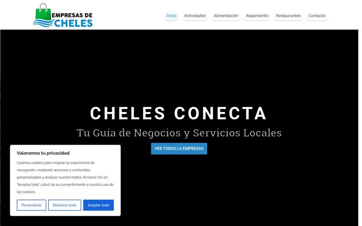 Screenshot di cheles.net