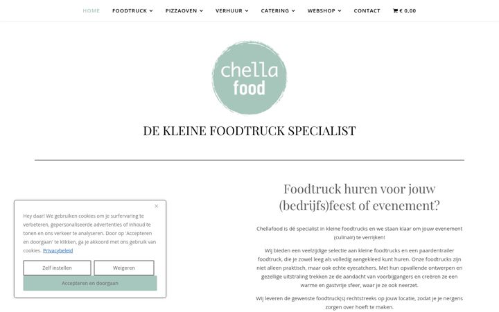Posnetek zaslona chellafood.nl