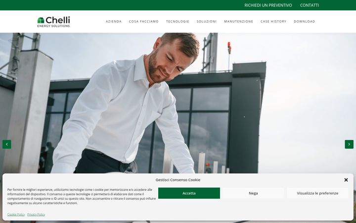 Zrzut ekranu chellienergysolutions.it