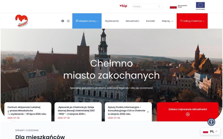 Screenshot του chelmno.pl