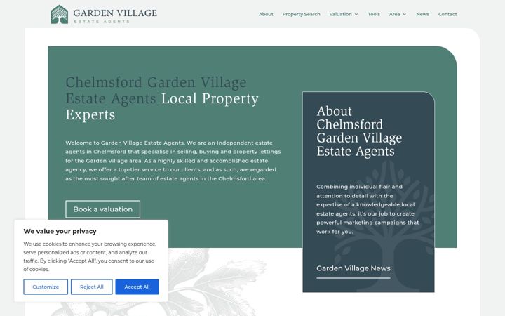 Screenshot di chelmsfordgardenvillage.co.uk